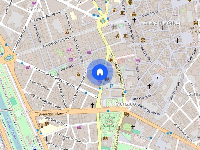 Apartamento en alquiler en Mercado, León