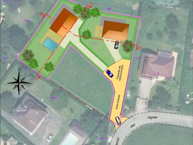 Terrain vente à La Tour-du-Pin, Les Avenières