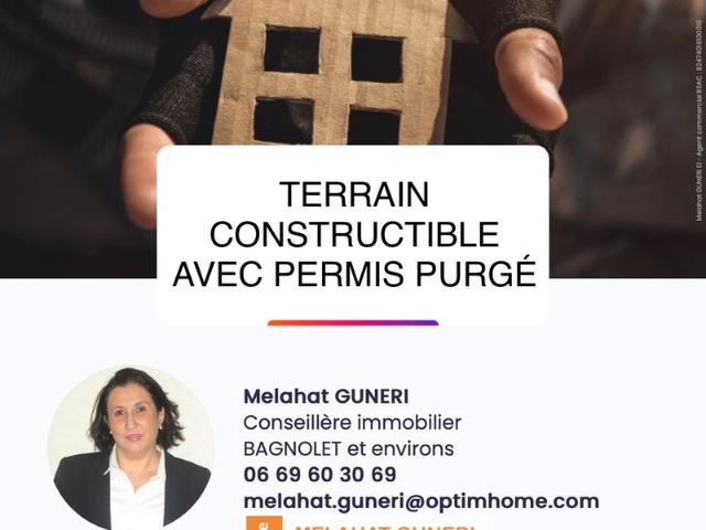 Terrain vente à Bobigny, Les Lilas