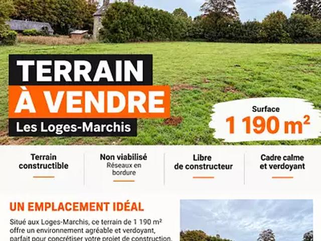 Terrain vente à Les Loges-Marchis, Manche