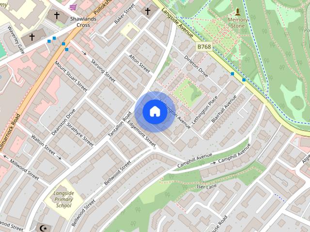 Apartment for rent in Shawmoss, Langside