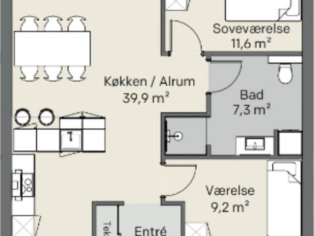 Villa til leje i Glattrup, Skive