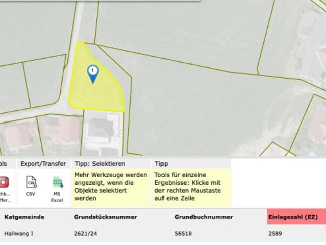 Grundstück mieten in Zilling, Hallwang