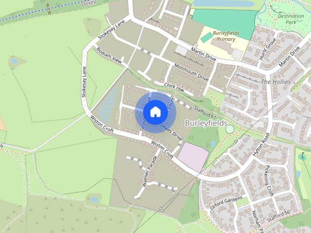 House for rent in Derrington, Stafford