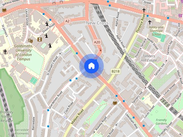 Apartment for rent in London Borough of Lewisham, New Cross