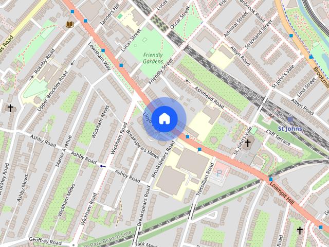 Apartment for rent in London Borough of Lewisham, New Cross