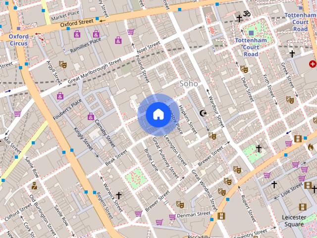 Apartment for rent in Soho, Greater London
