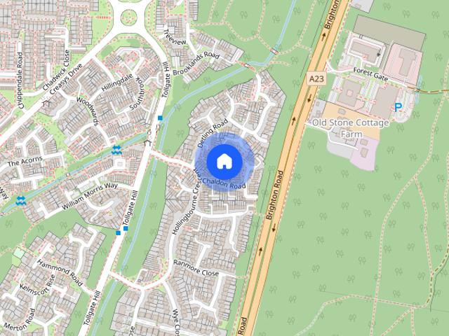 House for rent in Broadfield, Glynde