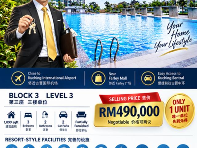 Condominium for sale in Sarawak