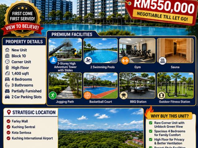 Condominium for sale in Sarawak