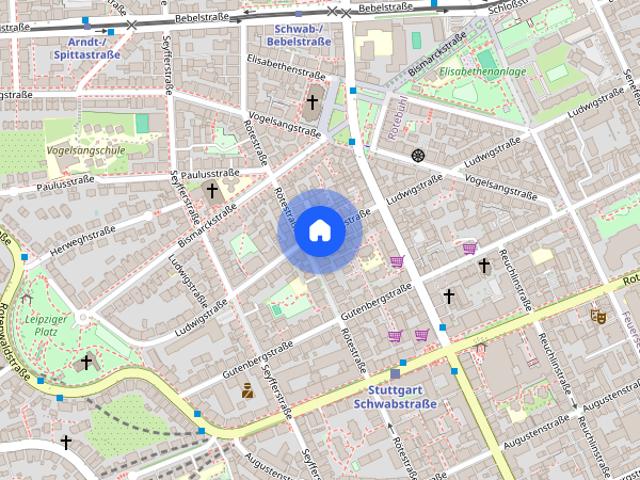 Apartment mieten in Rotebühl, Stuttgart