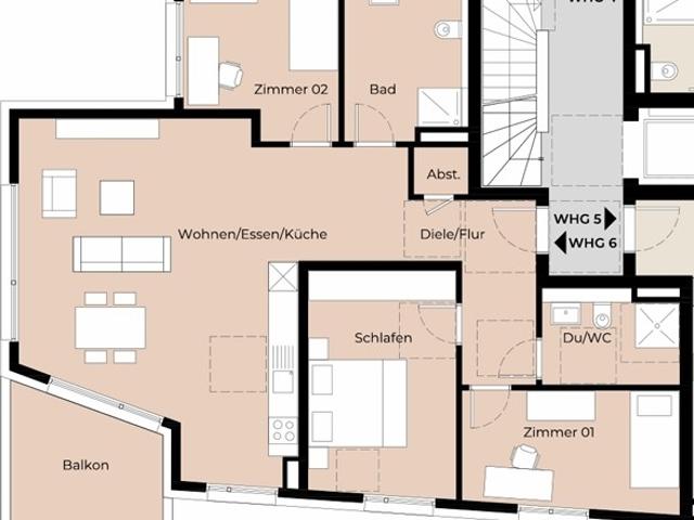 Apartment mieten in Steckfeld, Stuttgart