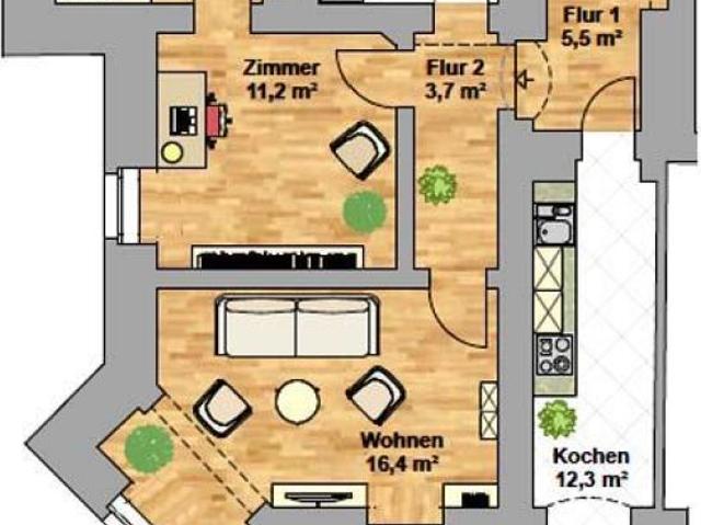 Etagenwohnung mieten in Dresden