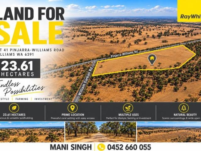 Land for sale in Williams, Shire Of Williams