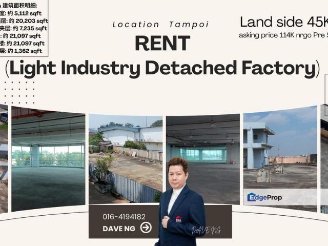 Warehouse for rent in Johore Bahru, Johor