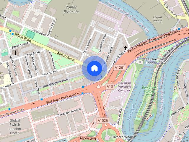 Apartment for rent in Blackwall, Greater London
