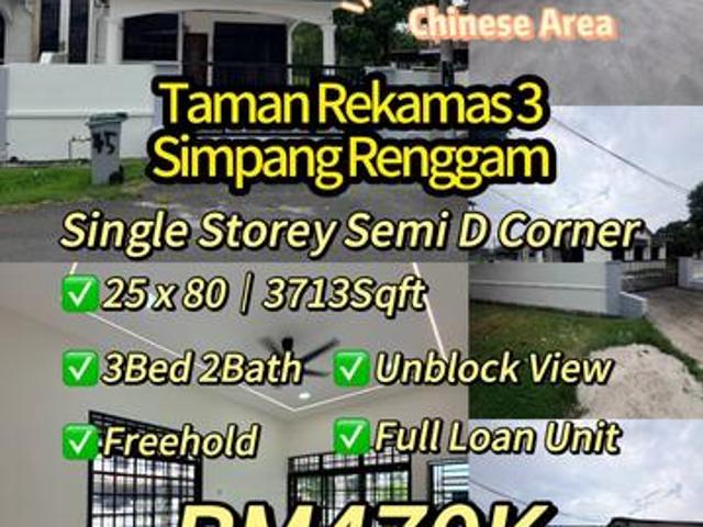Residential House for sale in Simpang Renggam, Kluang