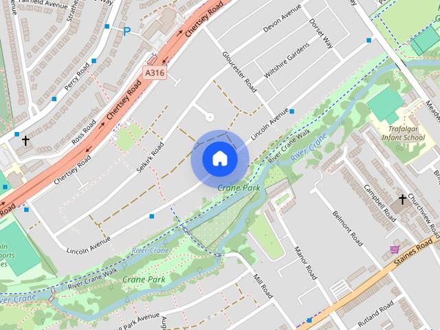 House for rent in Whitton, Greater London