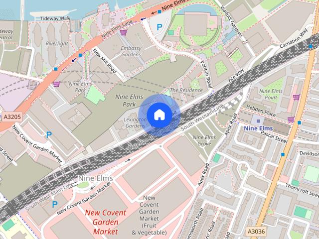 Apartment for rent in Nine Elms, Greater London
