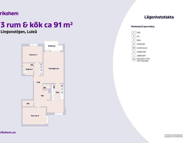 Lägenhet hyra i Luleå, Norrbotten