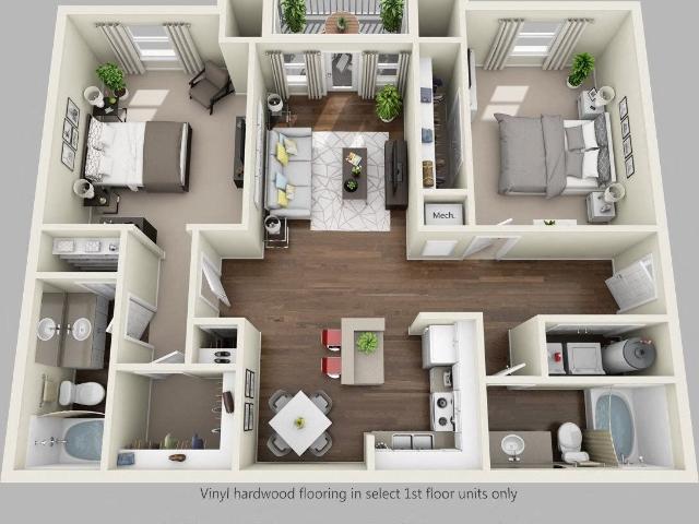 Apartment for rent in Mecklenburg, North Carolina