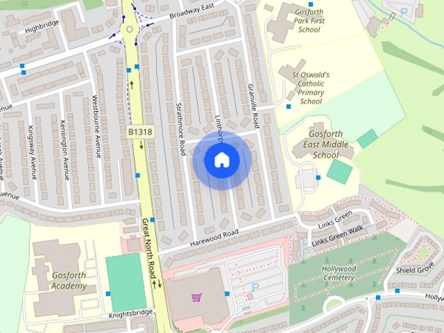 Apartment for rent in South Gosforth, Newcastle upon Tyne