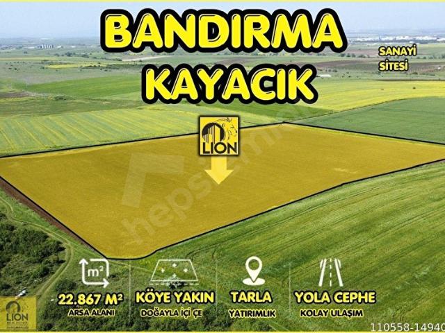 Bandirma, Balikesir içerisinde satılık Arsa