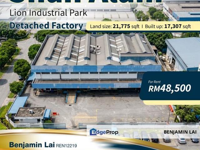 Warehouse for rent in Petaling Jaya, Petaling