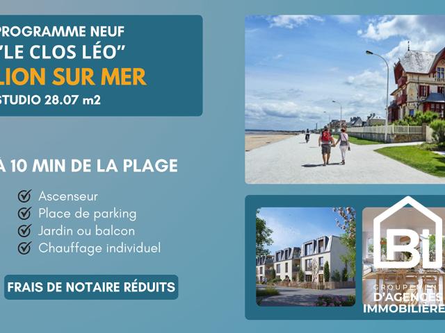 Appartement vente à Caen, Lion-sur-mer