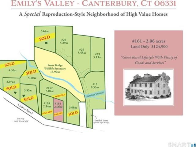 Land for sale in Canterbury, Connecticut