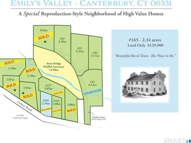 Land for sale in Canterbury, Connecticut