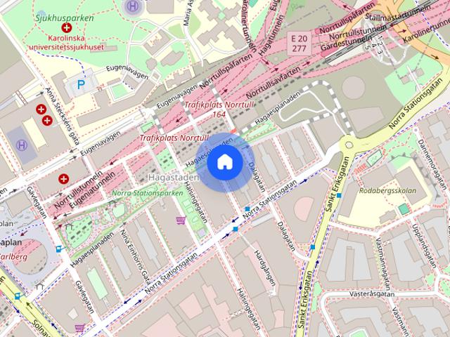 Lägenhet hyra i Hagastaden, Stockholm