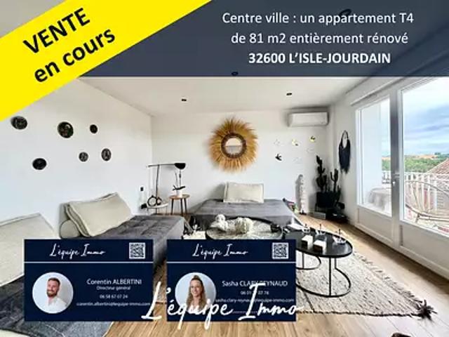 Appartement vente à Montorgueil, L'Isle-Jourdain