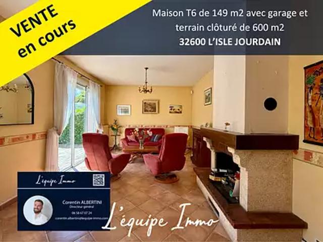 Maison vente à Auch, L'isle-jourdain
