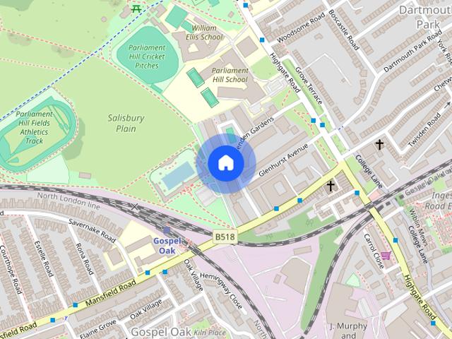 Apartment for rent in Gospel Oak, Greater London