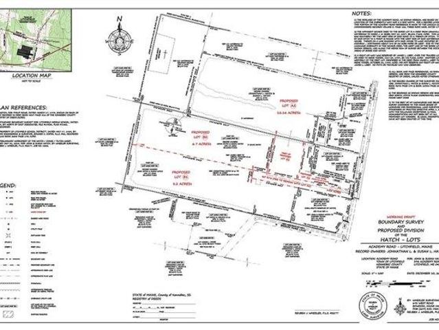 Land for sale in Litchfield, Maine