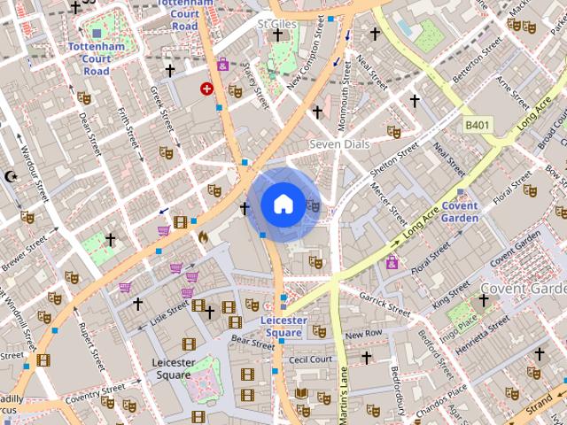 Apartment for rent in Covent Garden, Mayfair