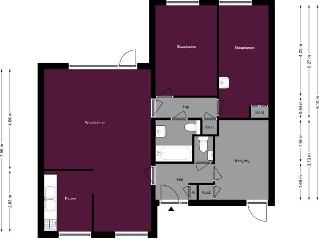 Woning te huur in Hasseler Es, Hengelo