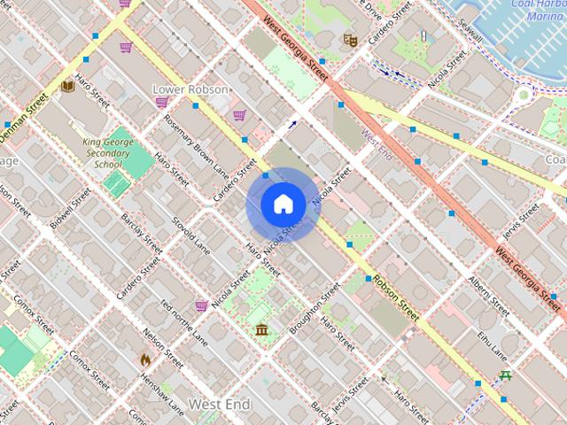 Apartment for rent in Lower Robson, Vancouver