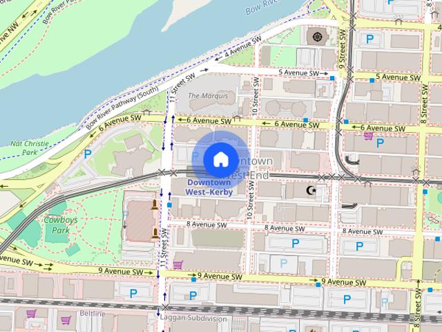 Apartment for rent in Downtown West End, Calgary