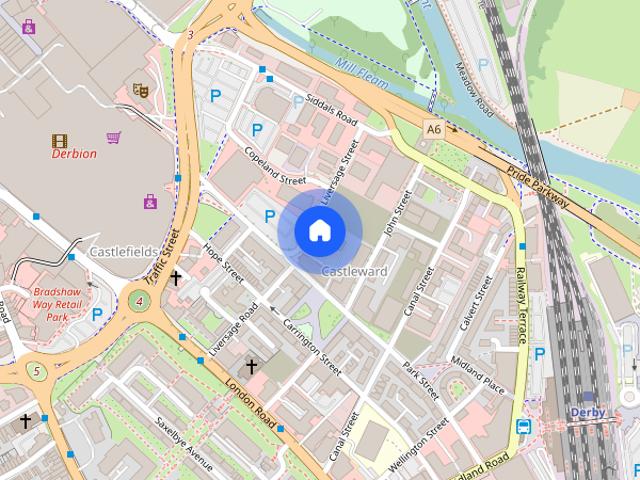 Apartment for rent in Castlefields, Derby