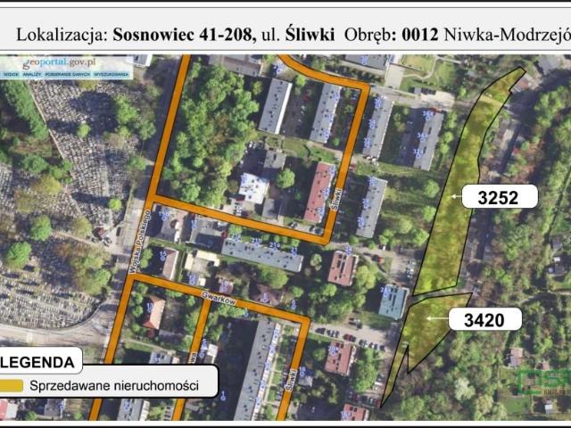 Grunt na sprzedaż w Sosnowiec, Śląskie
