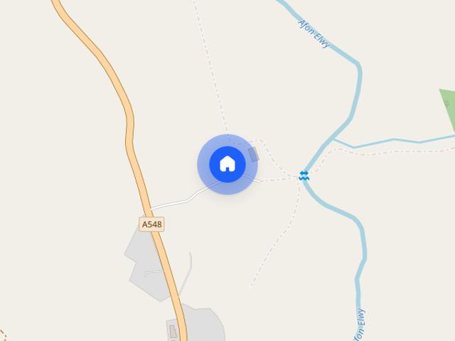 House for rent in Llanfair Talhaiarn, Wales