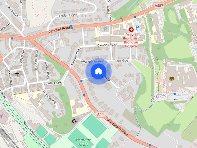 House for rent in Waun Fawr, Wales