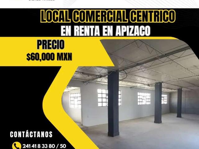 Local Comercial en renta en Apizaco, Tlaxcala