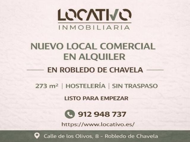 Local Comercial en alquiler en Robledo De Chavela, Madrid