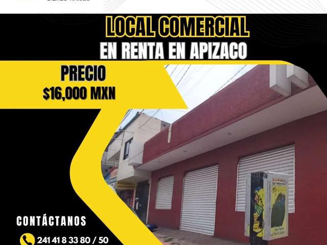 Local Comercial en renta en Apizaco, Tlaxcala