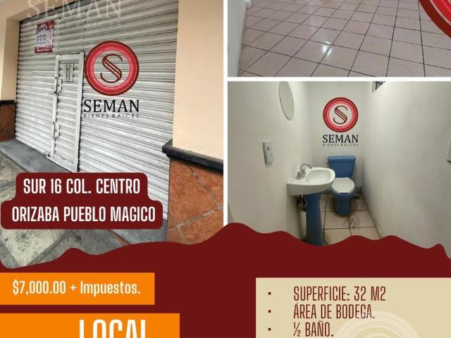 Terreno en renta en Orizaba, Veracruz