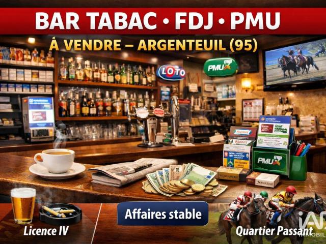 Local Commercial vente à Argenteuil