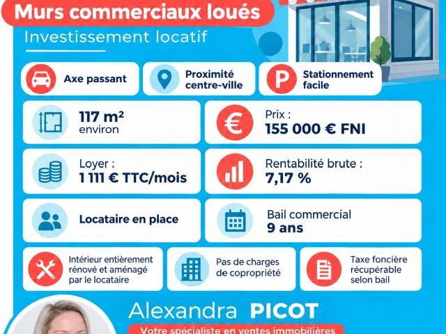 Local Commercial vente à Cholet
